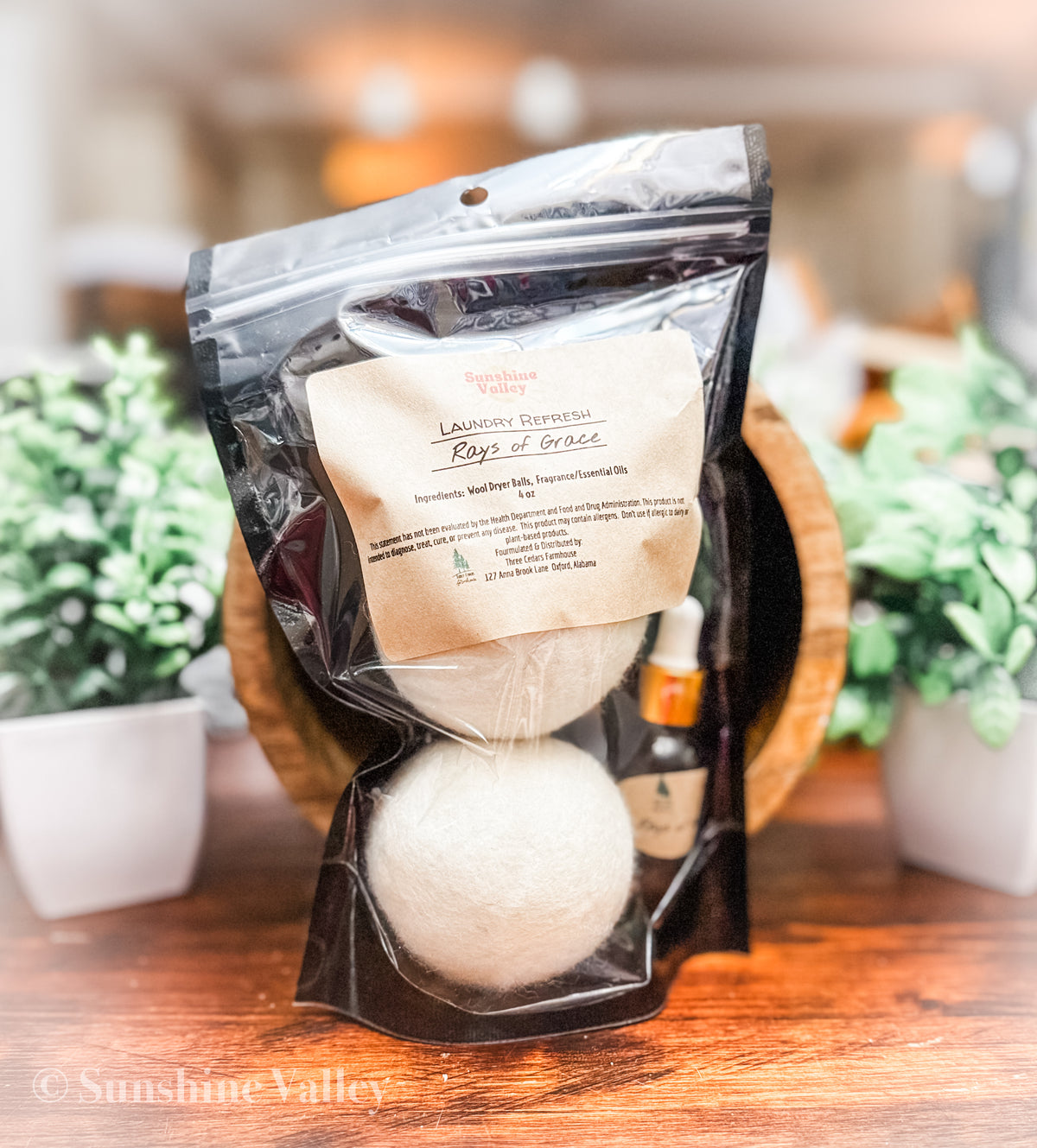 Wool Dryer Balls- Rays of Grace