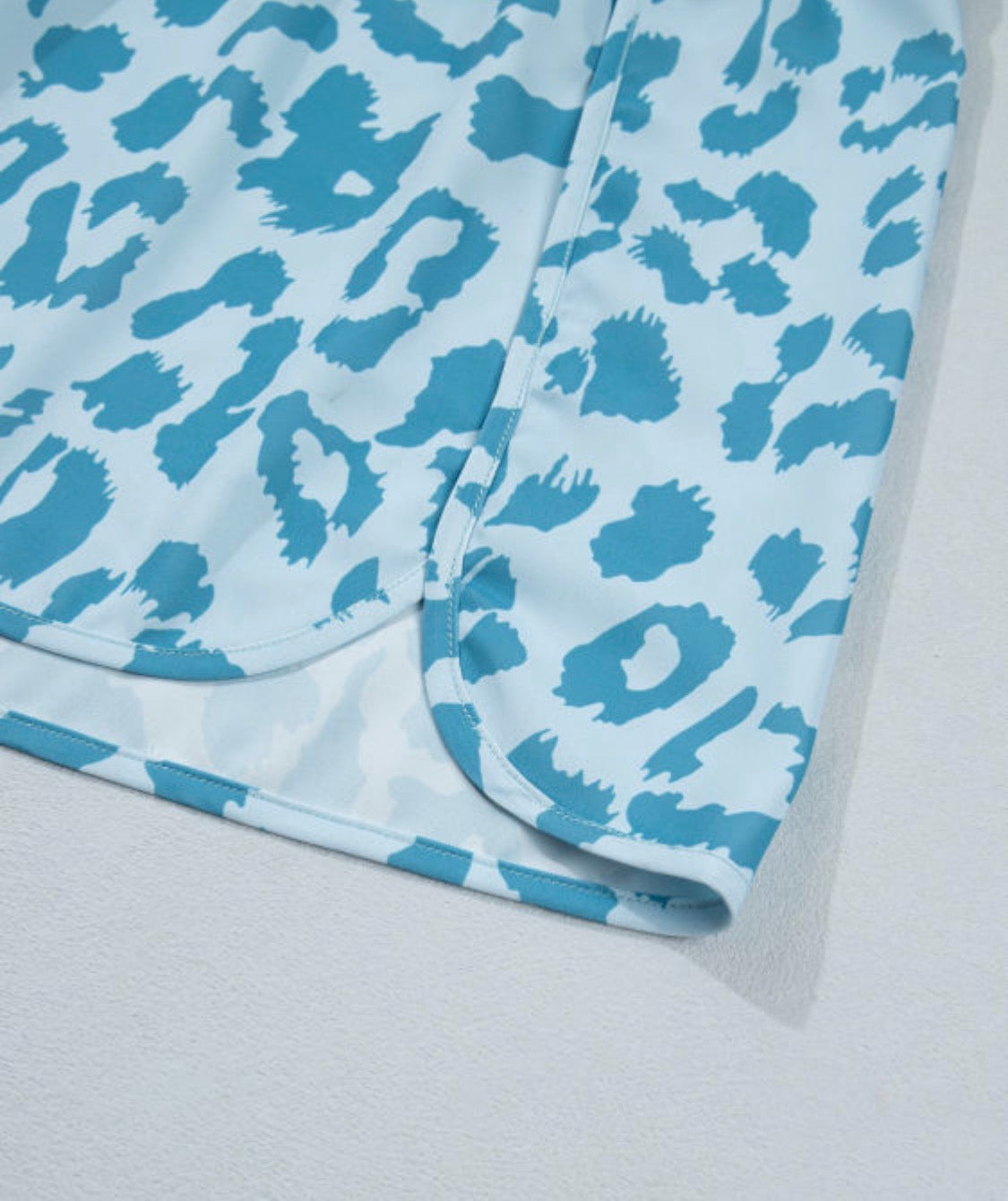 Leopard Elastic Athletic Short