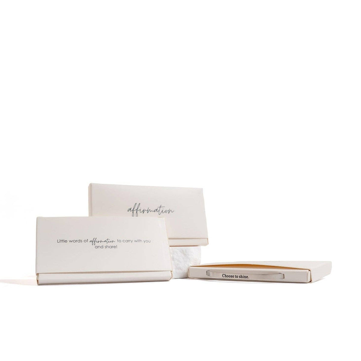 "Choose to Shine" Engraved Bangle Bracelet