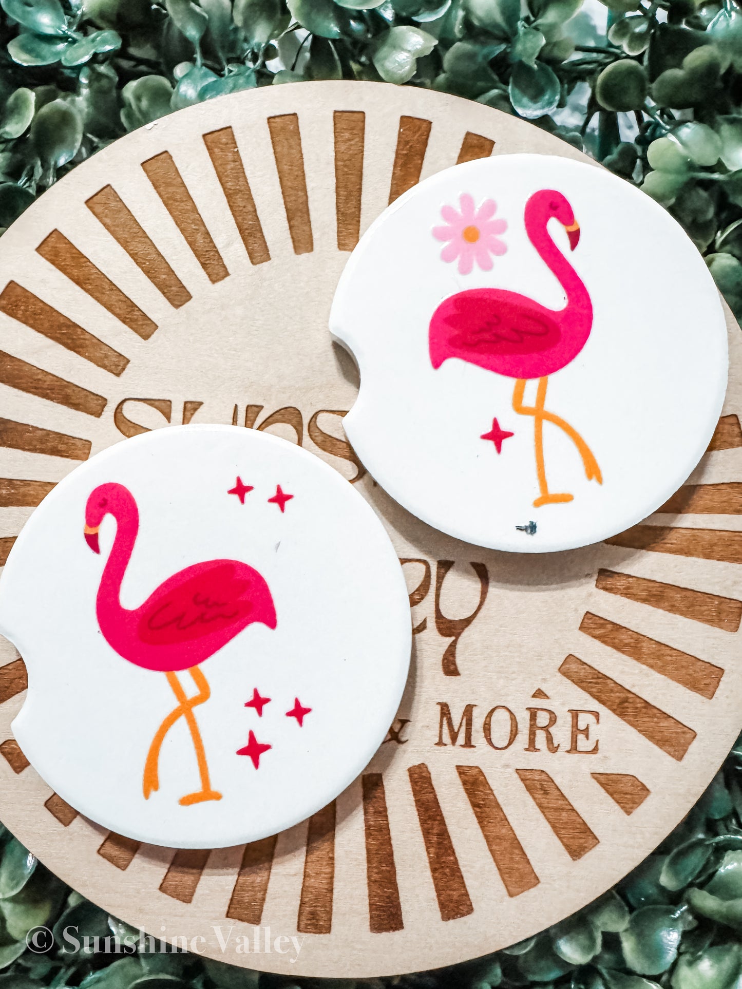 Flamingo Coaster Set
