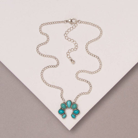 Squash Blossom Pendant Necklace