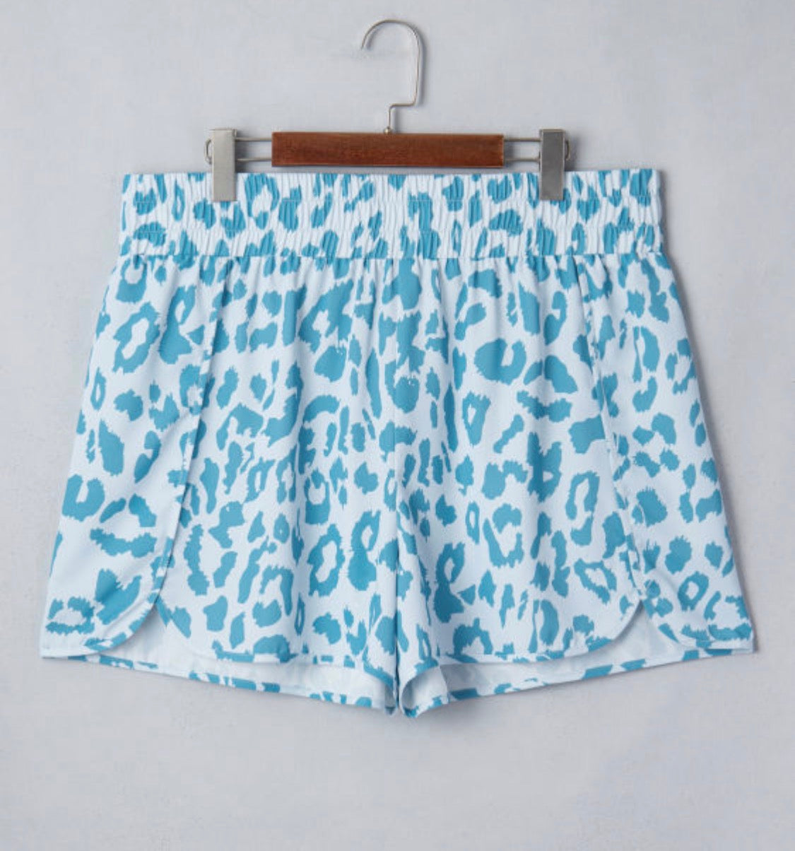 Leopard Elastic Athletic Short