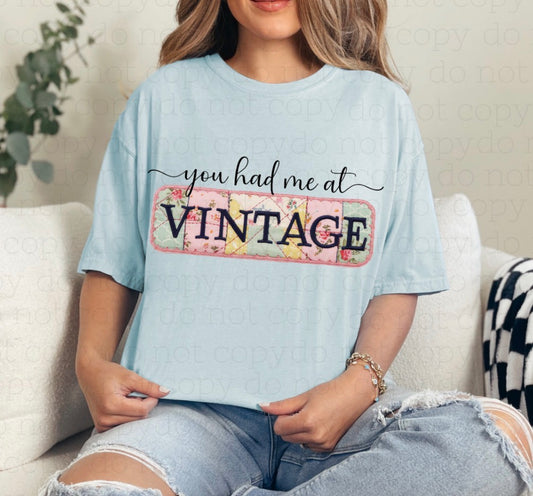 You Had Me At Vintage