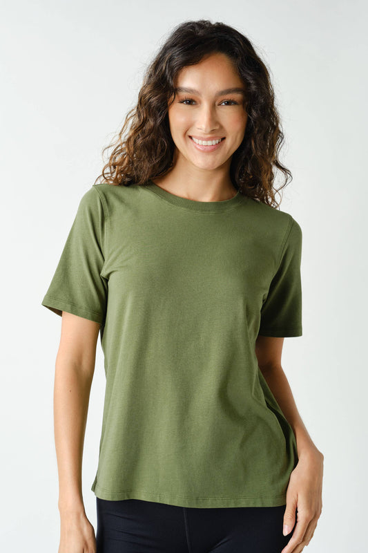 Sage the Day Micro-Ribbed Top 💚