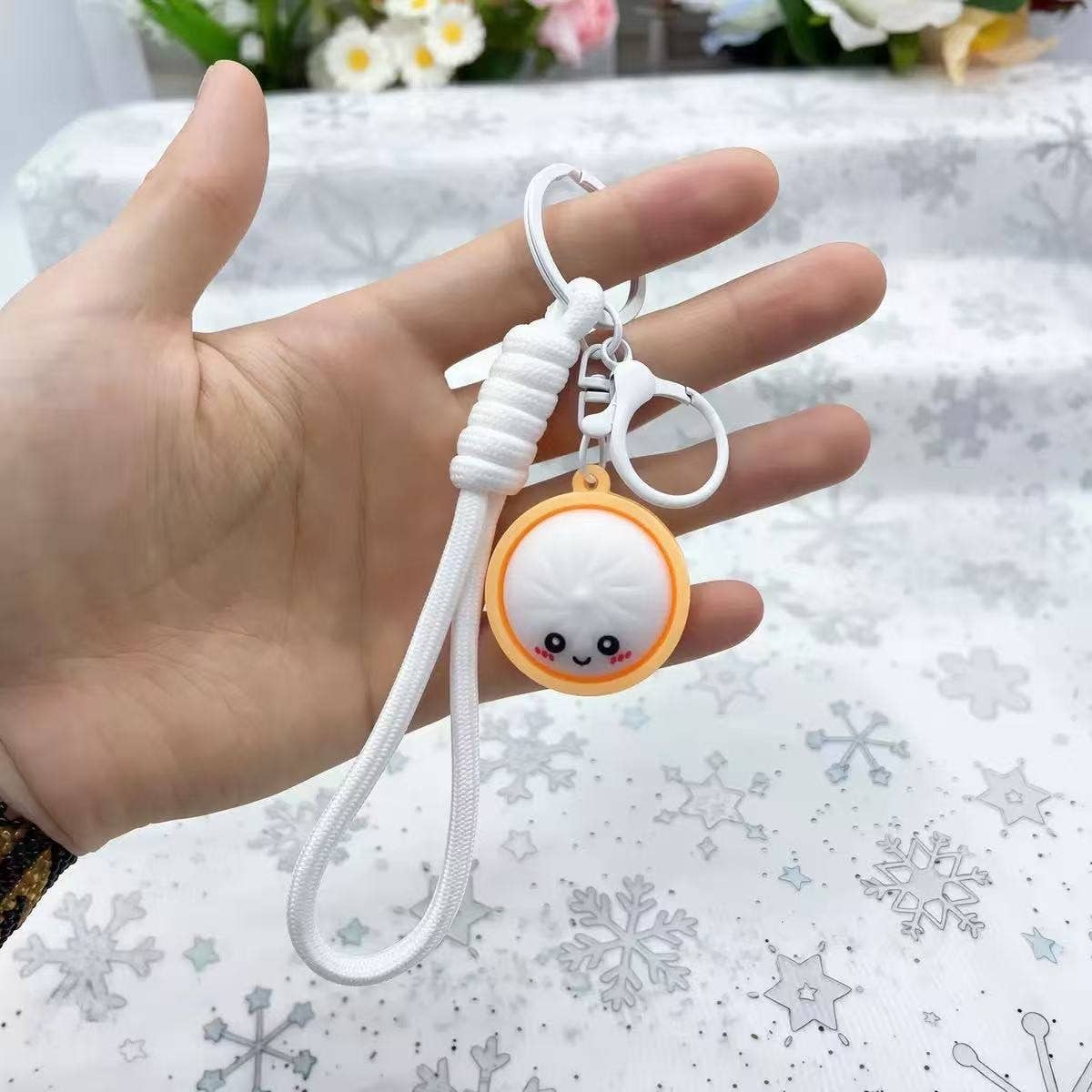 Dumpling Wristlet Keychains