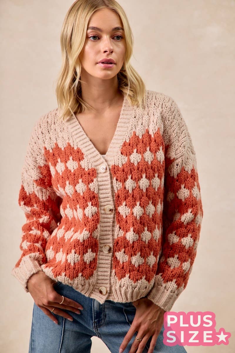 Sweet Cozy Days Button-Up Cardigan