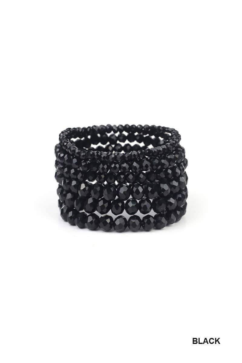 7 Pcs Multi-layer Stackable Beaded Bracelet