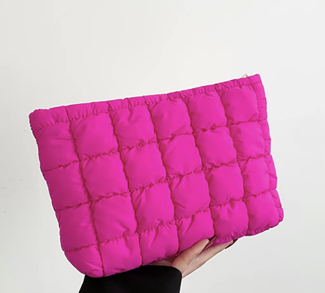 QUILTED POUCH BAG