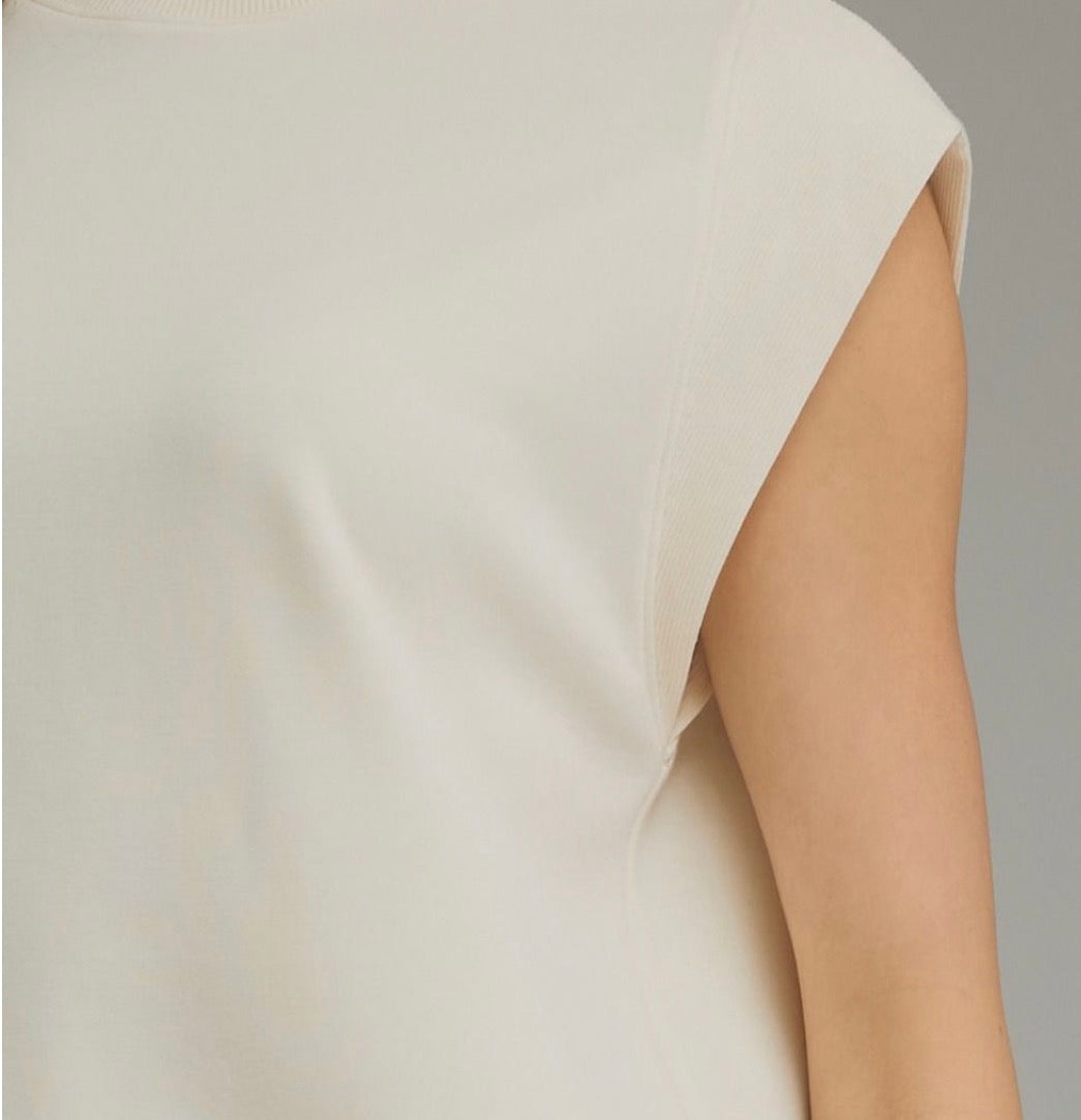 Easy Days Cap Sleeve Top -Easel