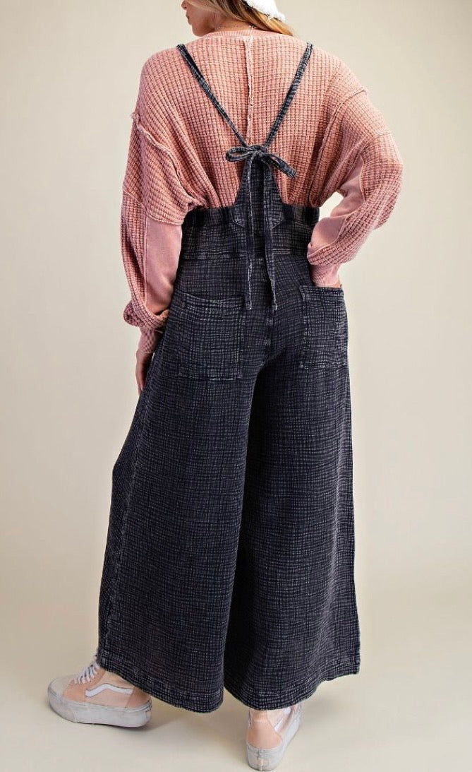 Sunday Stroll Cotton Jumpsuit- Curvy