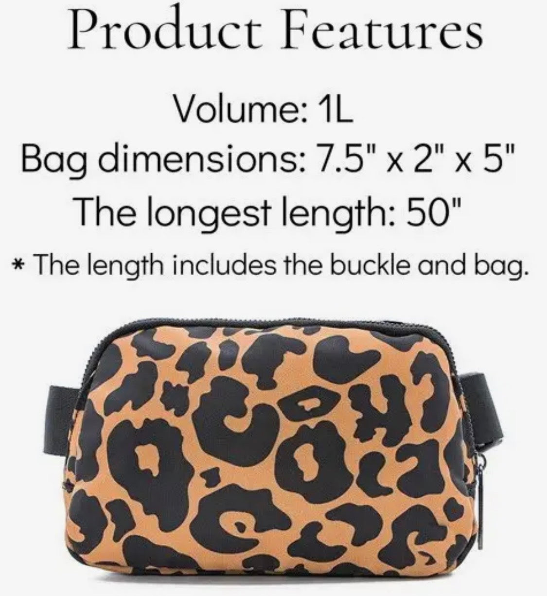 Cheetah Cross Body Fanny Pack