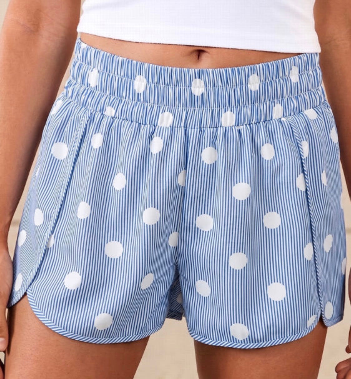 Polka Dot High Waist Short