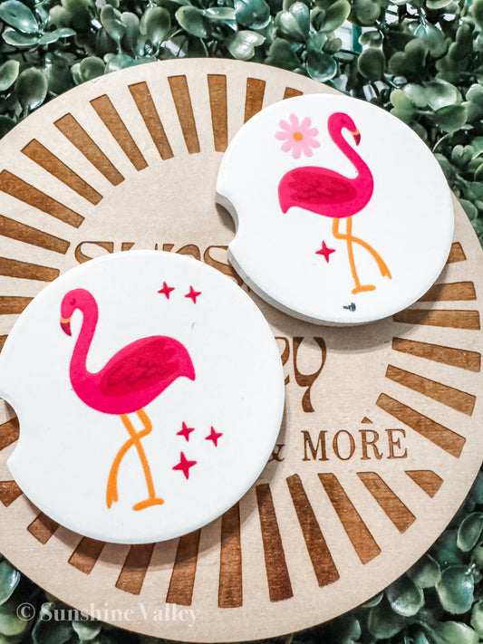 Flamingo Coaster Set
