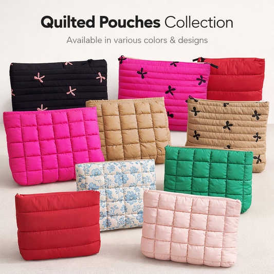 QUILTED POUCH BAG