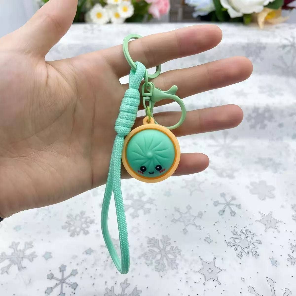 Dumpling Wristlet Keychains