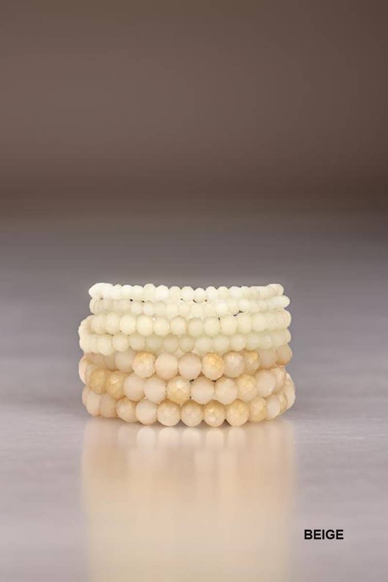 7 Pcs Multi-layer Stackable Beaded Bracelet