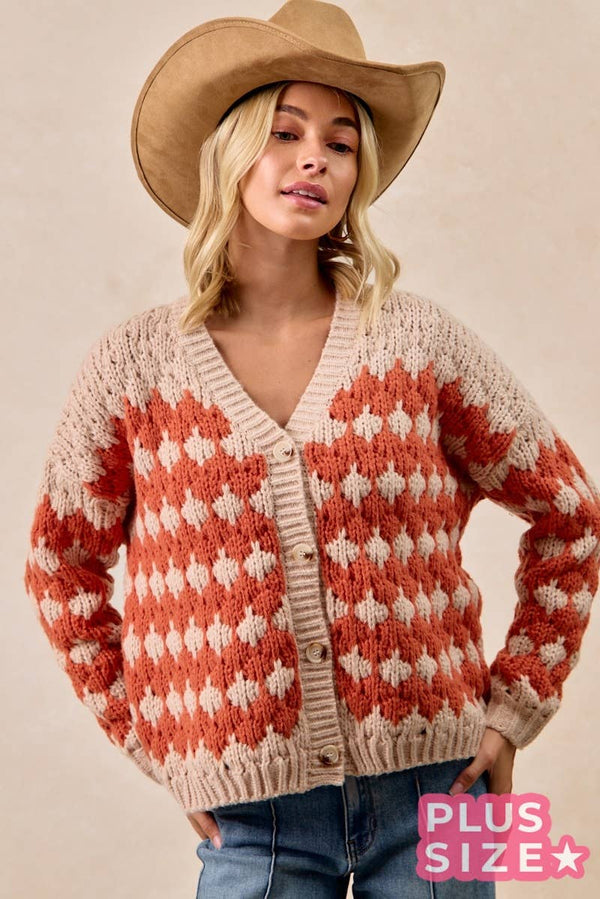 Sweet Cozy Days Button-Up Cardigan