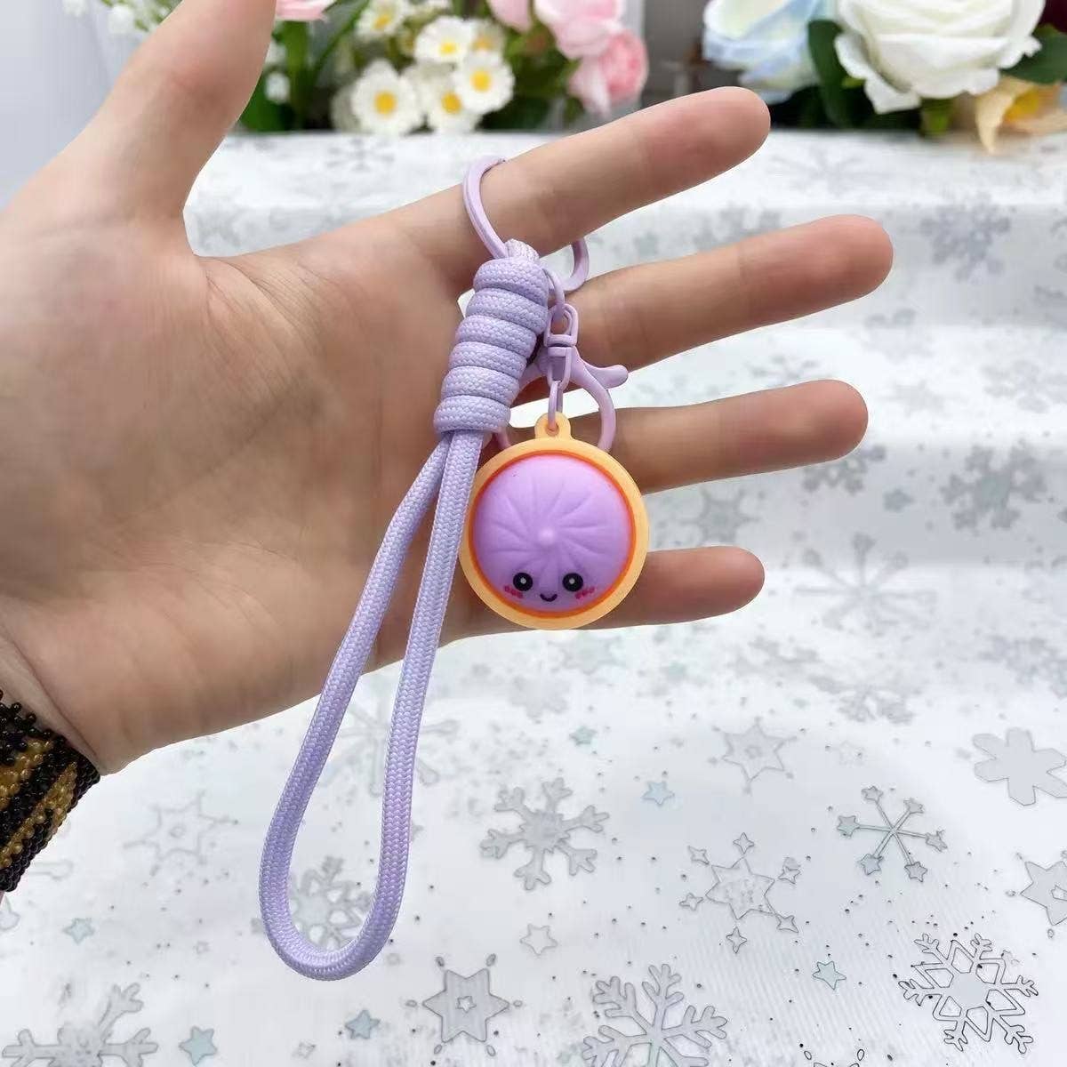 Dumpling Wristlet Keychains