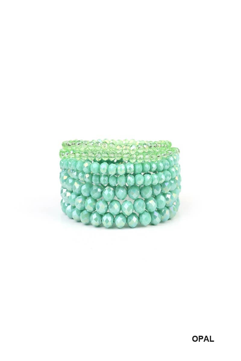 7 Pcs Multi-layer Stackable Beaded Bracelet