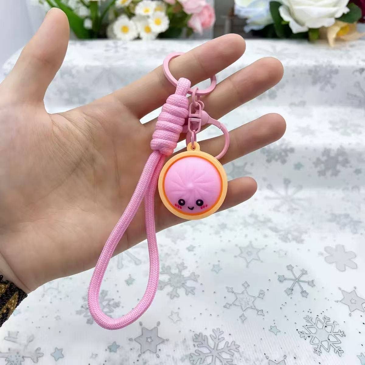 Dumpling Wristlet Keychains